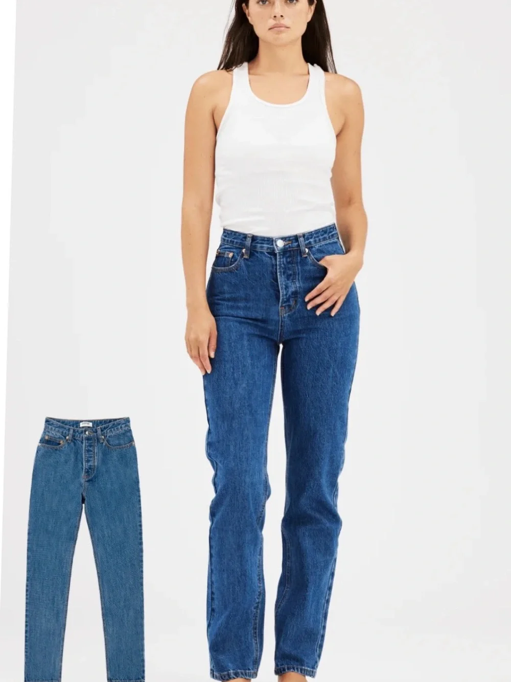 Parke  Straight Leg / High Rise -Medium Wash  Denim Jean Current NWOT SIZE 28